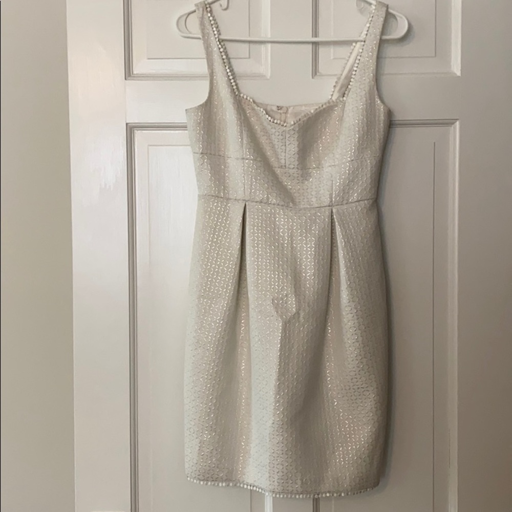 Winter white cocktail dress, Cynthia Steffe size2